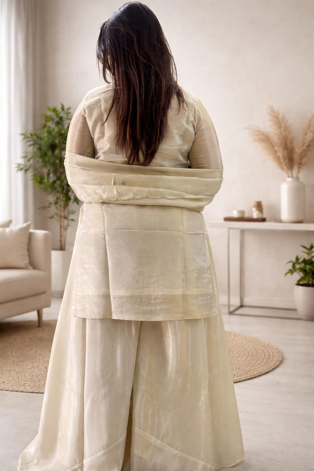 Royal Gota Patti Sharara Suit with Dupatta