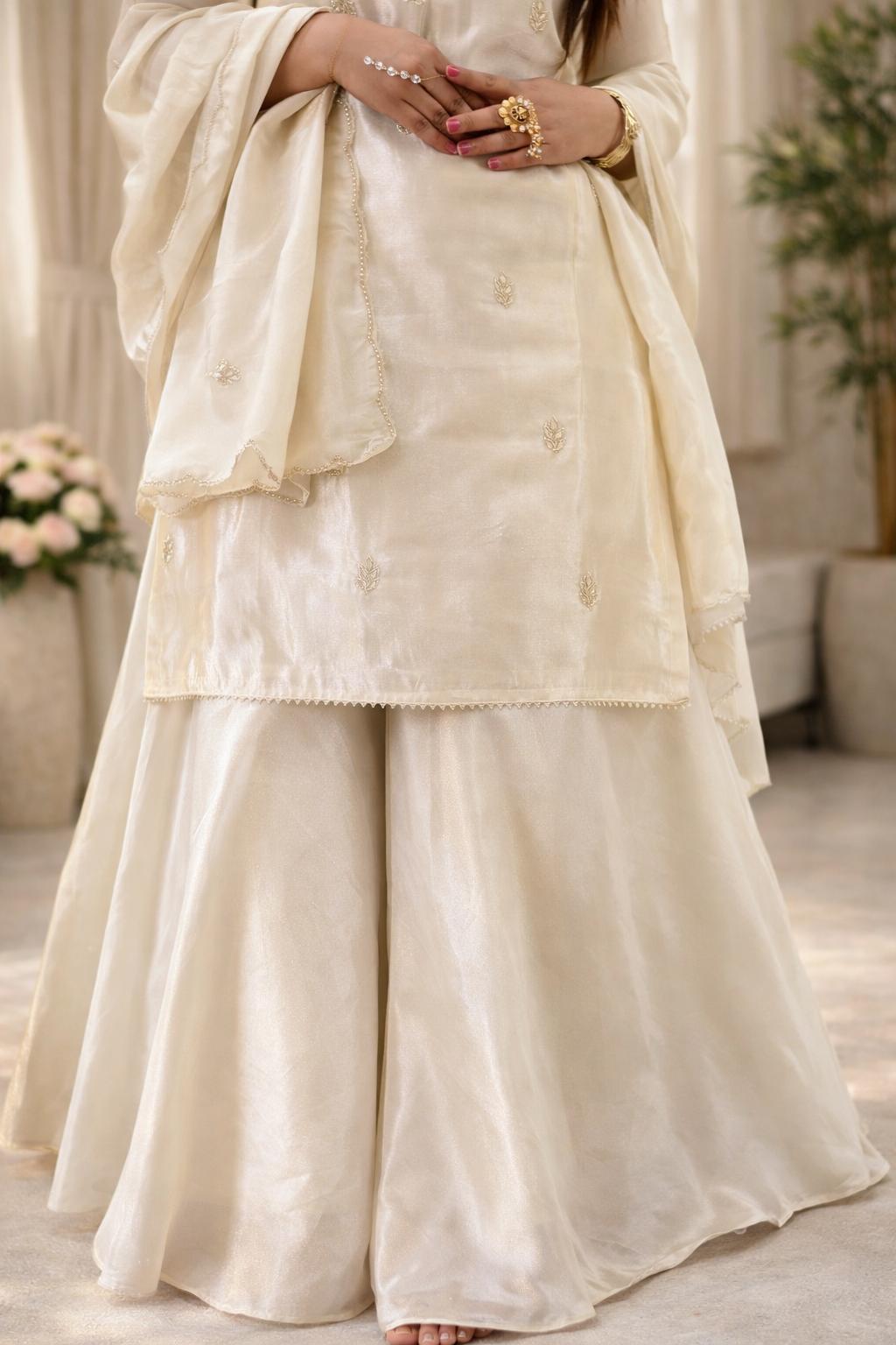 Royal Gota Patti Sharara Suit with Dupatta